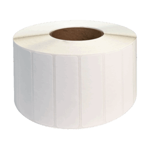 4" x 1" - Labels - White