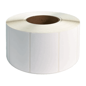 4" x 2" - Labels - White