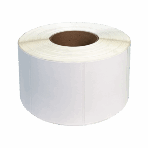 4" x 3" - Labels - White